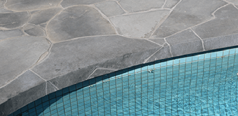 Curved Pool with Crazy Pattern