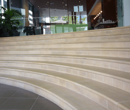 Sandstone stairs