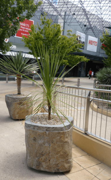 Granite plant boxes