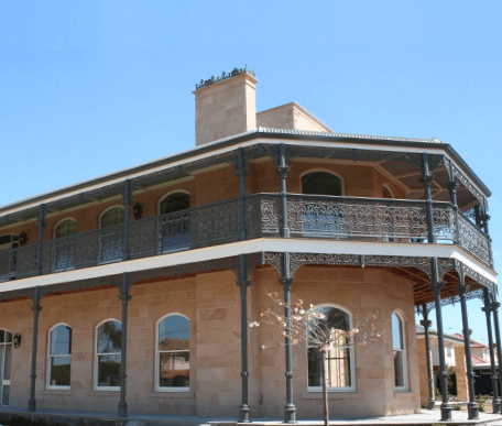 Sandstone building